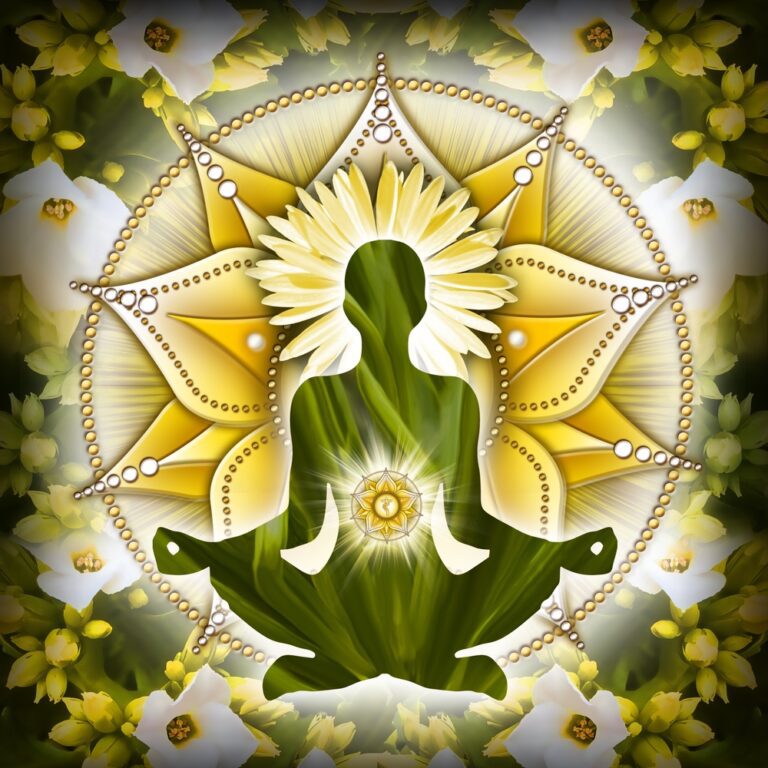 Solar,Plexus,Chakra,Meditation,In,Yoga,Lotus,Pose,,In,Front